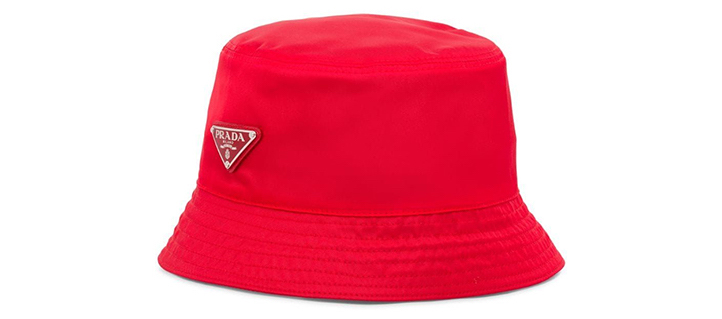 Nylon Logo Bucket Hat