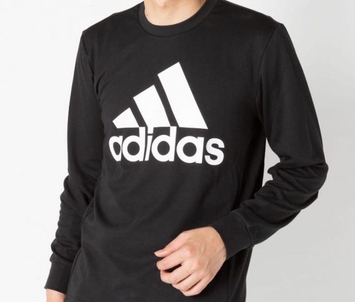 常田大希着用似 ヴィンテージ adidas tシャツ トレフォイル デカロゴ