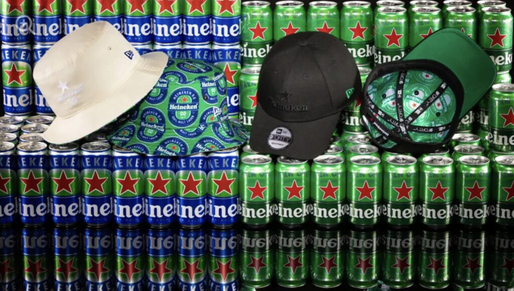 PRTIMES公式サイトより、ニューエラ × Heineken®（ハイネケン）のキャンペーンの画像