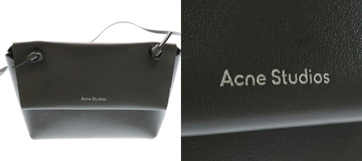 アクネ偽物の見分け方！デニムはボタン刻印、マフラーはタグに注目